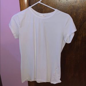 Plain white H&M tee, size medium.